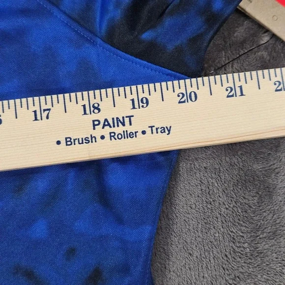 Nike USA Soccer Women's Large Jersey Blue Tie Dye Dri-FIT Slim‎ Fit - Picture 5 of 7